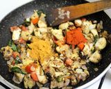 A picture of step 6 of Mexican Chicken Tikka Quesadilla - South Indian Flavour - Fusion Style.