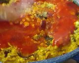 A picture of step 7 of Nigerian Breakfast Scrambled Wara (tofu) in Obe-Ata w/ Plantain.