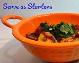 A picture of step 8 of Raw Banana Chaat.