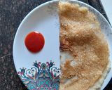A picture of step 5 of Ghee Rava Dosa.