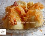 Káposztaágyon főtt gőzgombóc sült oldalassal recept fázis 3 fotója