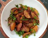 A picture of step 10 of Kakrol aloo sabzi.