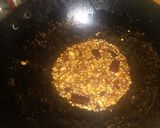 A picture of step 3 of Mushroom xacuti.