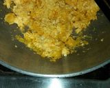 A picture of step 4 of Corn Halwa.