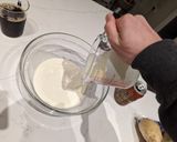 A picture of step 2 of Million(*) layer potato gratin.