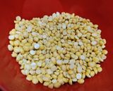 A picture of step 1 of Palak aloo chana dal sabzi.