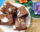 Triple chocolate brownies langkah memasak 7 foto