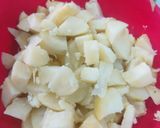 A picture of step 1 of Potato paratha with onion raita.