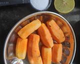 A picture of step 2 of Raw Turmeric Pickle.