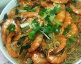 Foto langkah ke 5 dari resep #UDANG dan BIHUN masak PEDAS MANIS#.