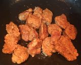 A picture of step 6 of Chilli Chicken (dry).