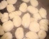A picture of step 4 of Easy Potato Gnocchi & Cheese Sauce.