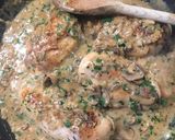 Foto langkah ke 4 dari resep Chicken mushroom scallopini (ayam masak scallopini).