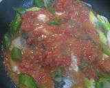 A picture of step 5 of Italian Style with Tomatoes Mackerel Simmered In Tomato and Miso.