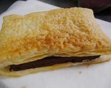 A picture of step 8 of Easy Chocolate Cream Mille-Feuille for Valentine's Day.