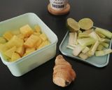 Une image de l'étape 1 de Smoothie 🍍 et légumes vert.
