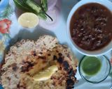 A picture of step 6 of Besani roti.