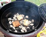A picture of step 14 of Spiced Smoked Ribs with Orange Soda Sauce.
