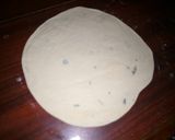 A picture of step 5 of Layered chapati n pojo.