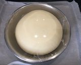 A picture of step 5 of Easter bunny milk rolls with red bean.