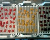 A picture of step 8 of Candied Zucchini Fruit Snacks (dehydrated/dehydrator).