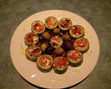 A picture of step 4 of Cucumber cups.