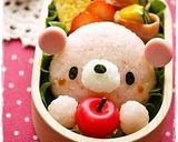 A picture of step 5 of Little Pink Bear Charaben.
