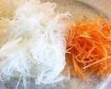 A picture of step 2 of New Year's Dish Red & White Namasu Salad.