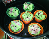 Foto langkah ke 11 dari resep Bolu Kukus Semangka Ala-Ala (1 Telur, SP, No Soda).