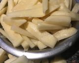 Foto del paso 1 de la receta: Papas al horno crocante, Tipo fritas
