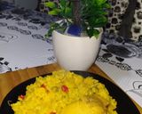 صورة لخطوة 3 من وصفة ارز بالخضر و الدجاج 🍗 هايل