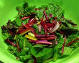 A picture of step 2 of Swiss Chard With Sesame Sauce.