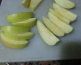 A picture of step 1 of 100 % guilt free cinnamon apples.