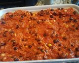 A picture of step 6 of Spiralize sweet potato chicken casserole.