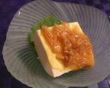 A picture of step 5 of Hiyayakko Chilled Tofu With Nametake Mushrooms.