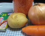 A picture of step 2 of Turkish Lentil Soup.