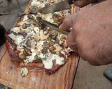 Foto del paso 4 de la receta: Malaya a la pizza con puré