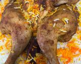 صورة لخطوة 4 من وصفة رز ودجاجة مشوية بالفرن