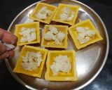 A picture of step 2 of Canapés Chaat.