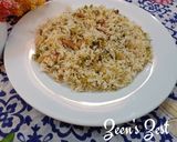 A picture of step 2 of Burnt Garlic Rice.