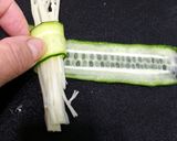 A picture of step 2 of LG CUCUMBER AND MUSHROOM( VEGAN ).