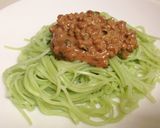 A picture of step 9 of Vegetarian Dan Dan Noodles with Soy Meat.