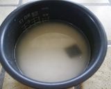 A picture of step 1 of California Rolls (with Tips on Cutting the Rolls).