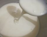 A picture of step 1 of Dora cake(pancake).