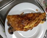 Foto del paso 4 de la receta: Omelette de champiñones, cebolla y queso (optativo)