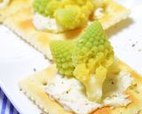 A picture of step 2 of Romanesco Broccoli & Cheese Canapés.