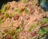 Ramen cabbage and sausage recipe step 3 photo