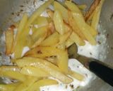 A picture of step 9 of Chinese Loaded fries.