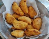 A picture of step 7 of Diwali special gujiya.