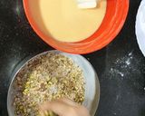 A picture of step 4 of Without Oven Almond pistachio cake 😊.